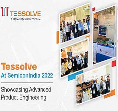 Tessolve Showcases Advanced Product Engineering at the SemiconIndia 2022 Conference.