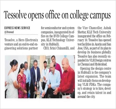 Tessolve opens office on a college campus